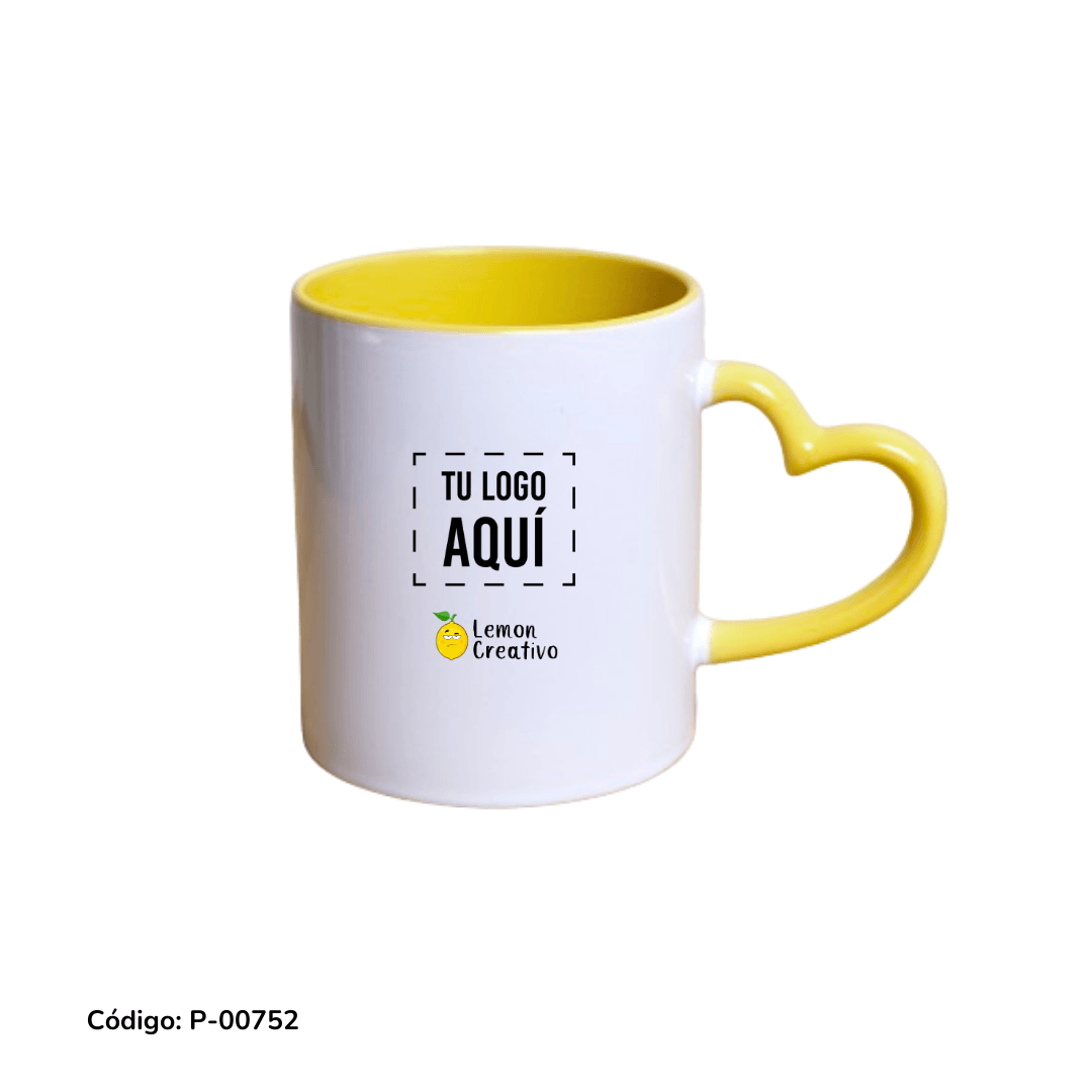 Taza asa de corazón - Lemon Creativo