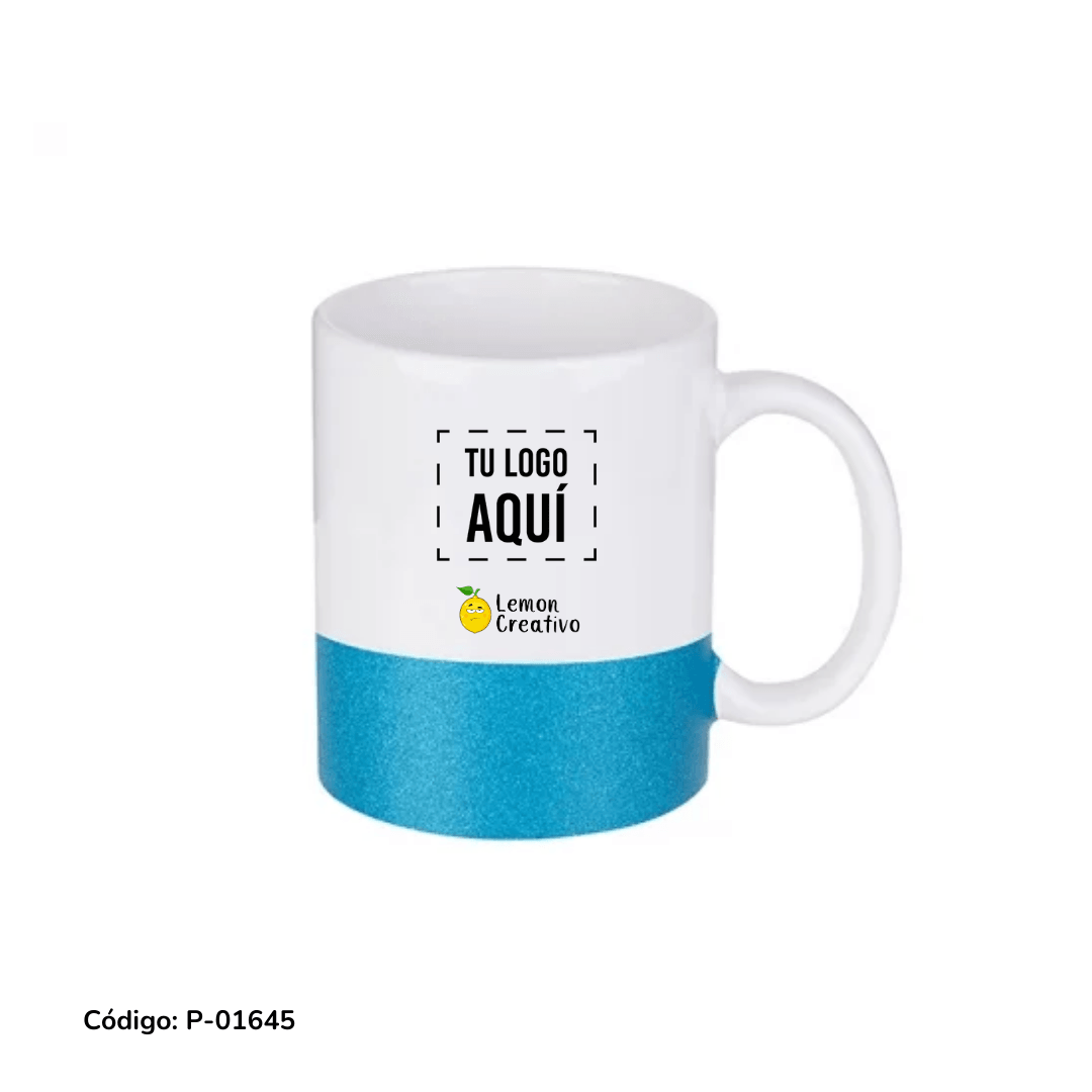Taza Base Glitter - Lemon Creativo
