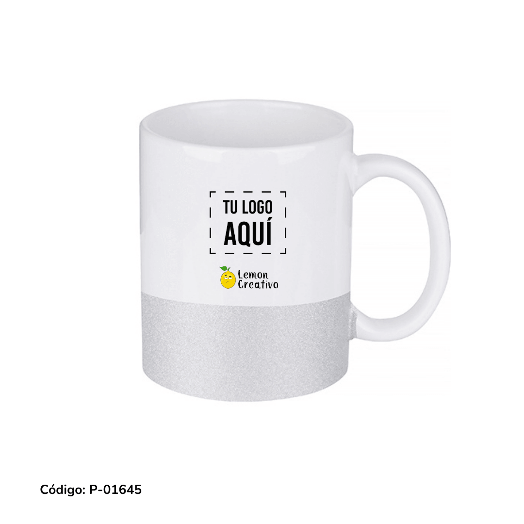 Taza Base Glitter - Lemon Creativo