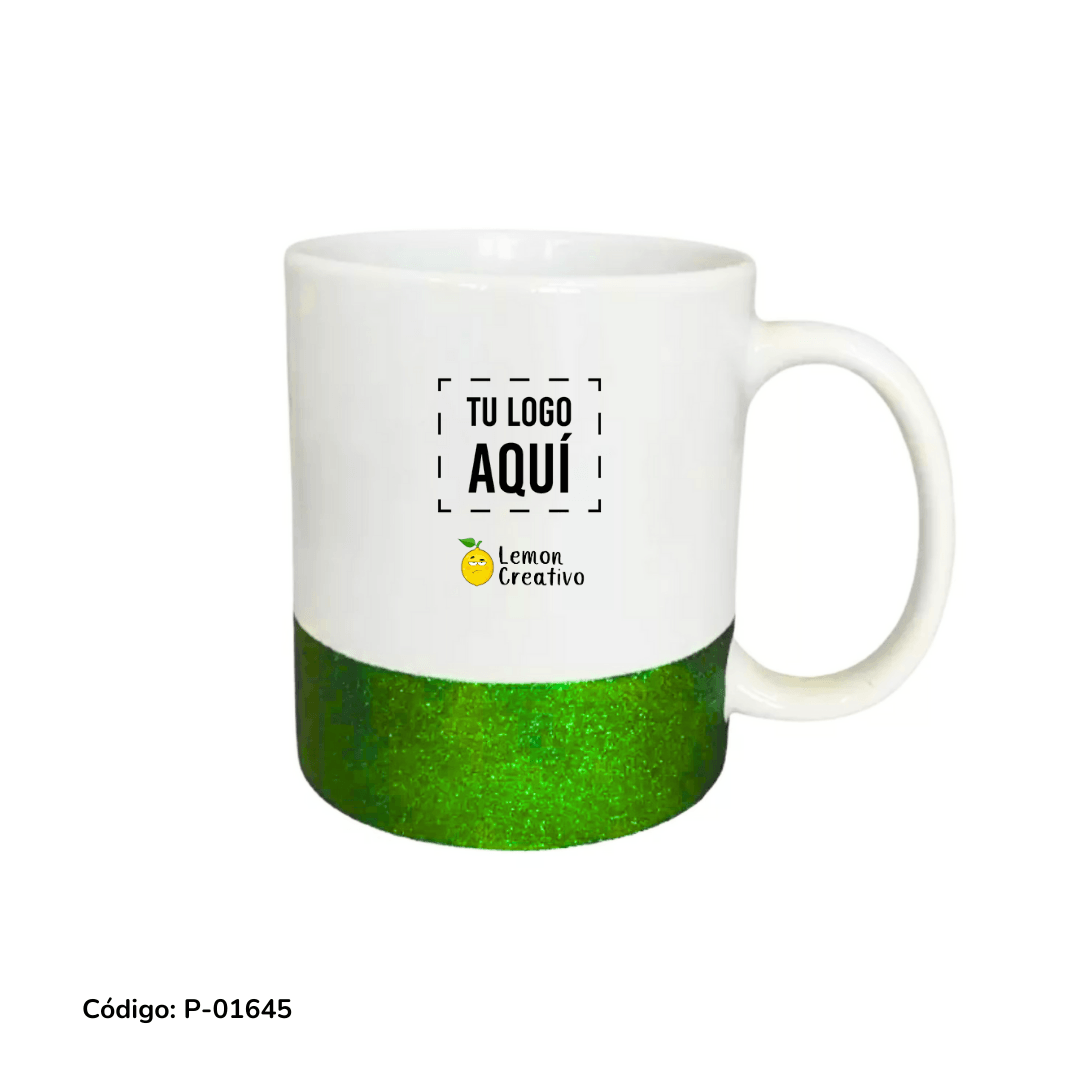 Taza Base Glitter - Lemon Creativo