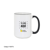 Taza Borde y Asa de Color - Lemon Creativo
