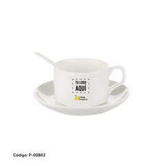 Taza, Plato y Cucharilla - Lemon Creativo