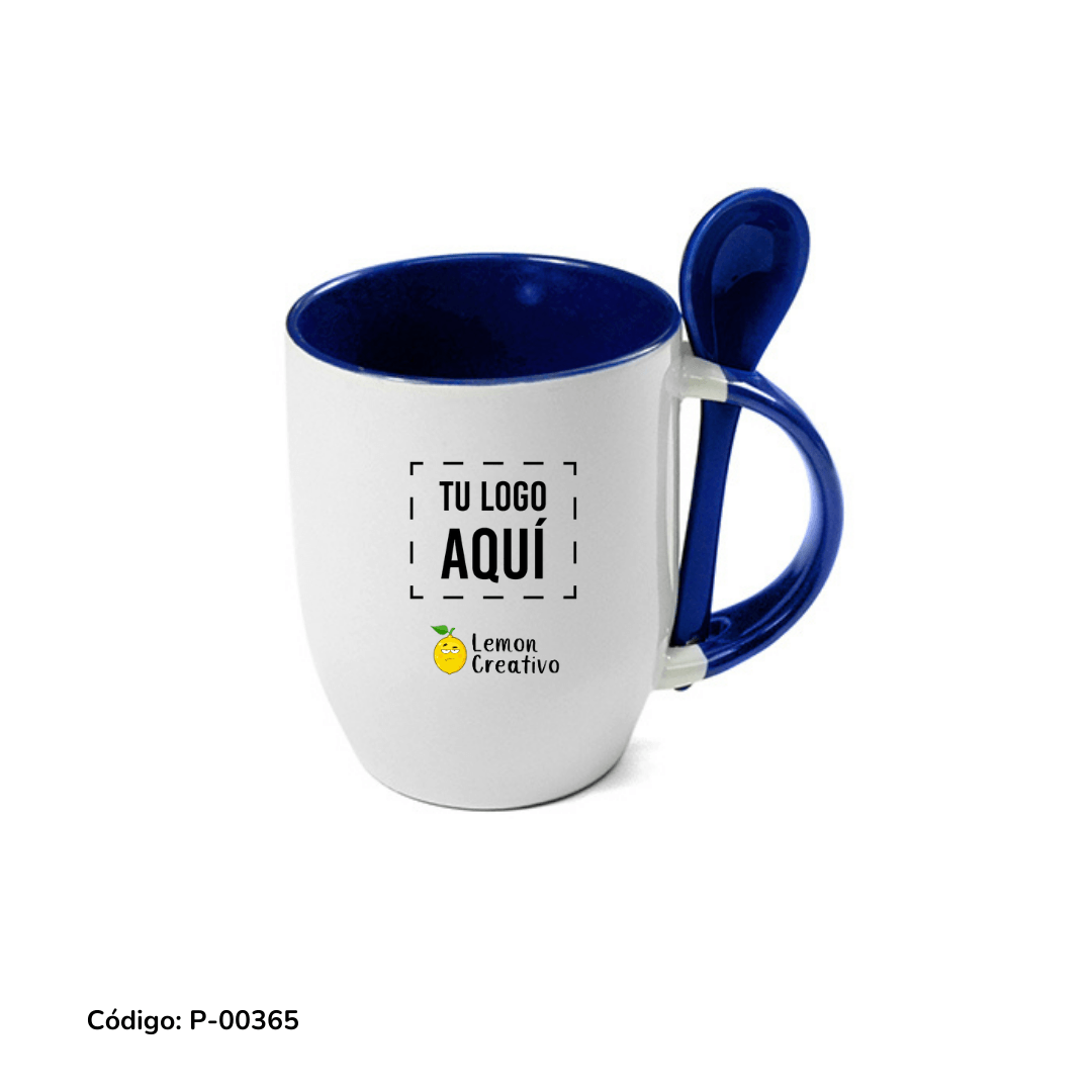 Taza con cuchara - Lemon Creativo