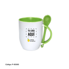 Taza con cuchara - Lemon Creativo