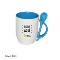 Taza con cuchara - Lemon Creativo