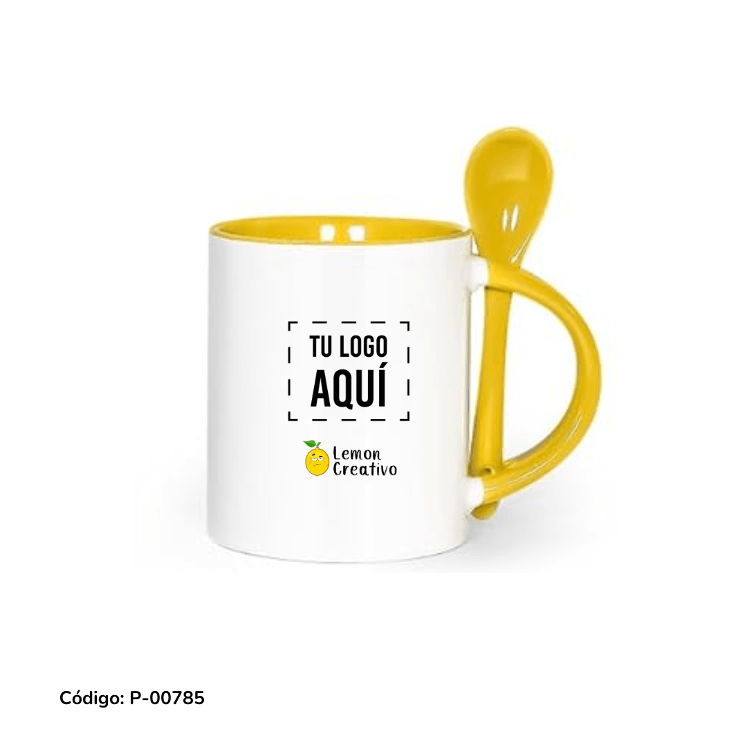 Tazas con Cuchara - Lemon Creativo