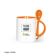 Tazas con Cuchara - Lemon Creativo