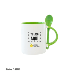 Tazas con Cuchara - Lemon Creativo