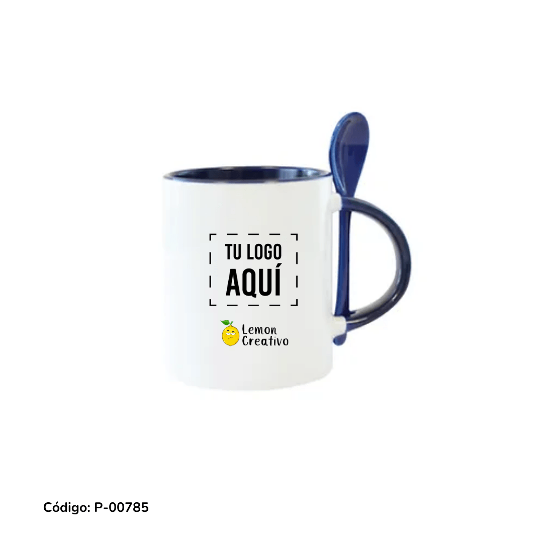 Tazas con Cuchara - Lemon Creativo