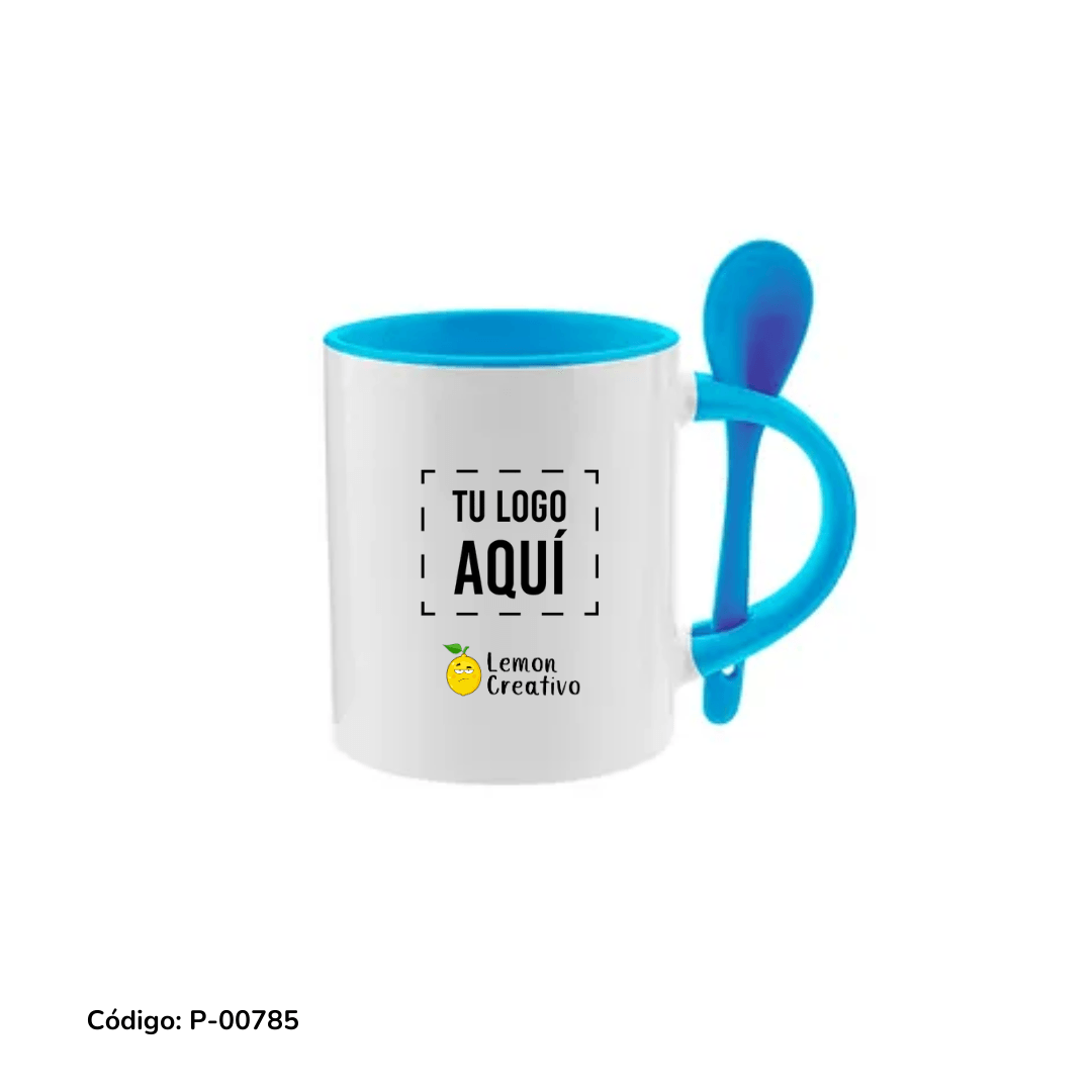 Tazas con Cuchara - Lemon Creativo