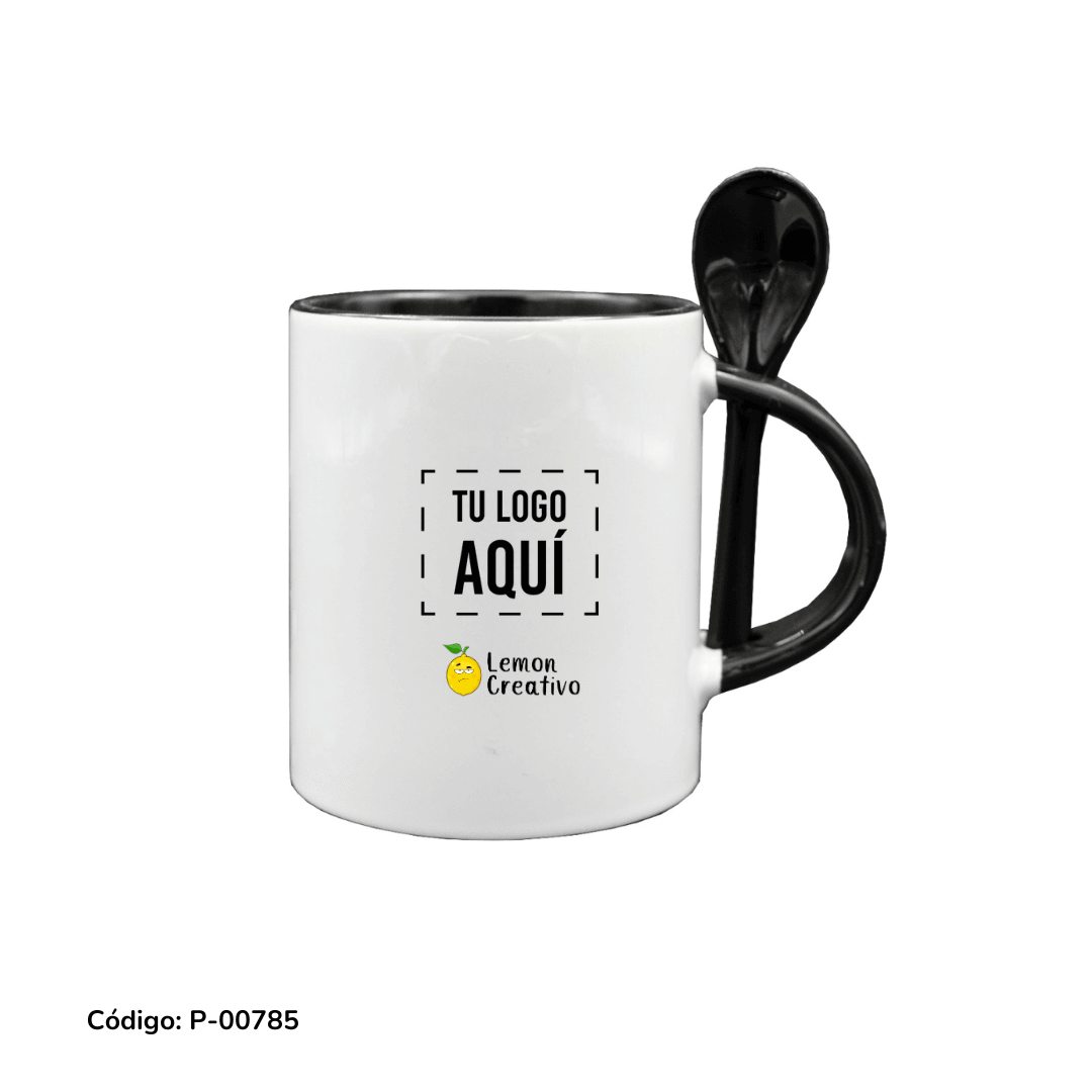 Tazas con Cuchara - Lemon Creativo