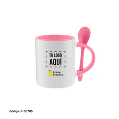 Tazas con Cuchara - Lemon Creativo