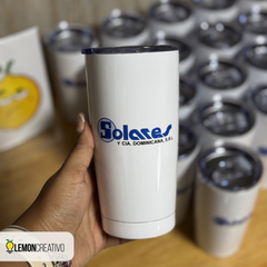 Skinny Acrylic Bottle with Logo