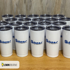 Skinny Acrylic Bottle with Logo