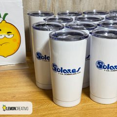 Skinny Acrylic Bottle with Logo