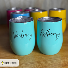 Skinny Acrylic Bottle with Logo