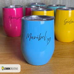 Skinny Acrylic Bottle with Logo