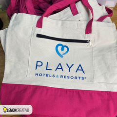 Tote Bag con Zipper Personalizado - Lemon Creativo