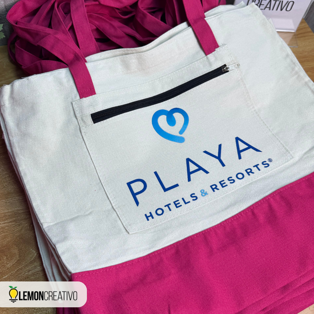 Tote Bag con Zipper Personalizado - Lemon Creativo