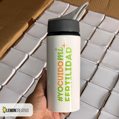 Skinny Acrylic Bottle with Logo