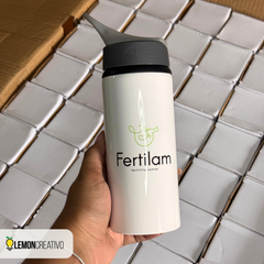 Skinny Acrylic Bottle with Logo