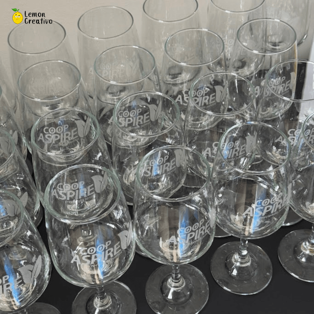 Copa de Cristal para Vino - Lemon Creativo