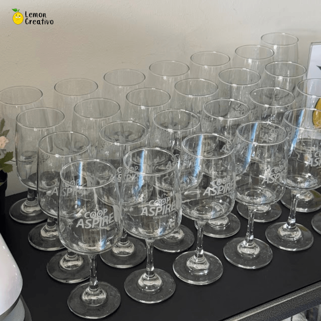 Copa de Cristal para Vino - Lemon Creativo