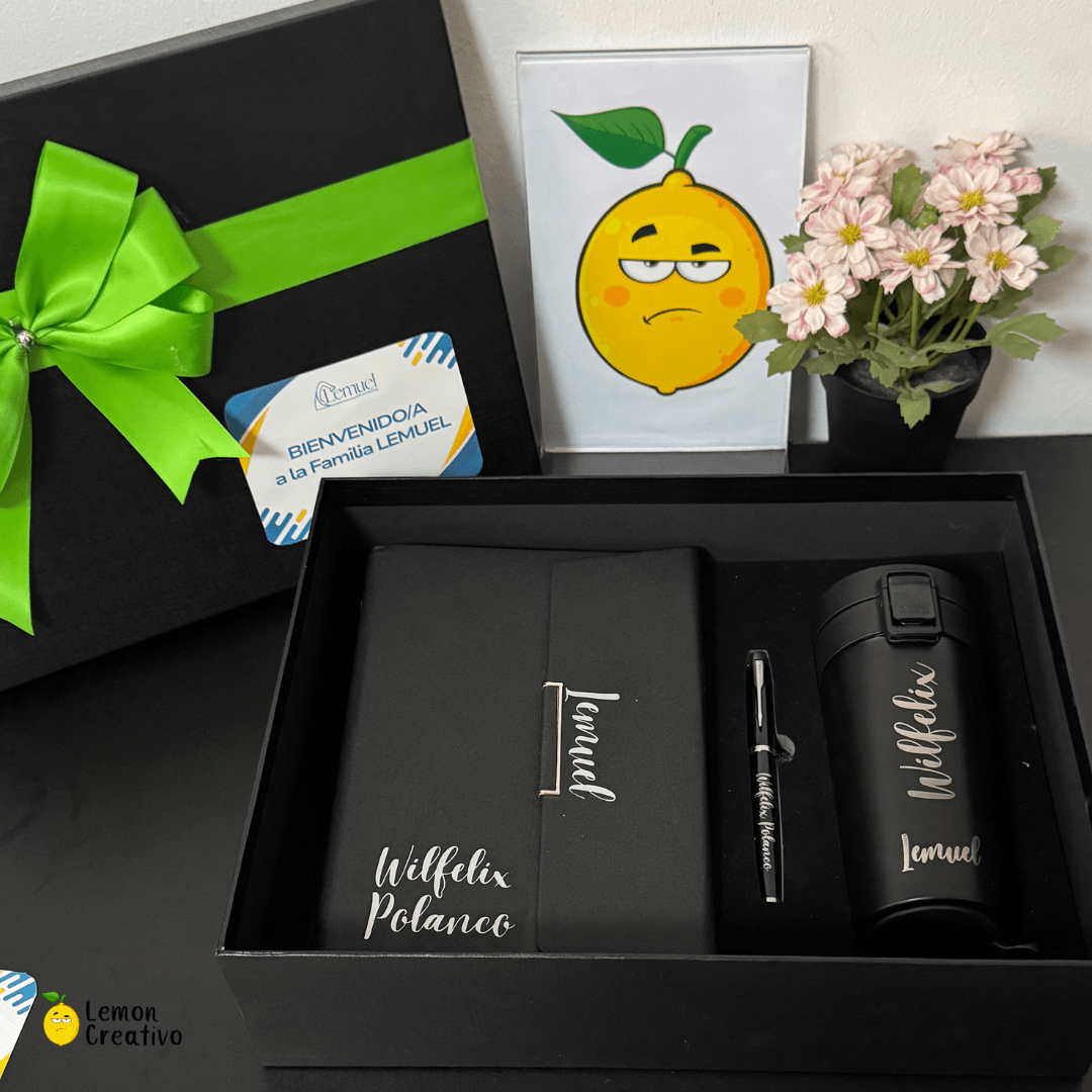 Set Ejecutivo de Bienvenida - Elegancia para Nuevos Talentos - Lemon Creativo