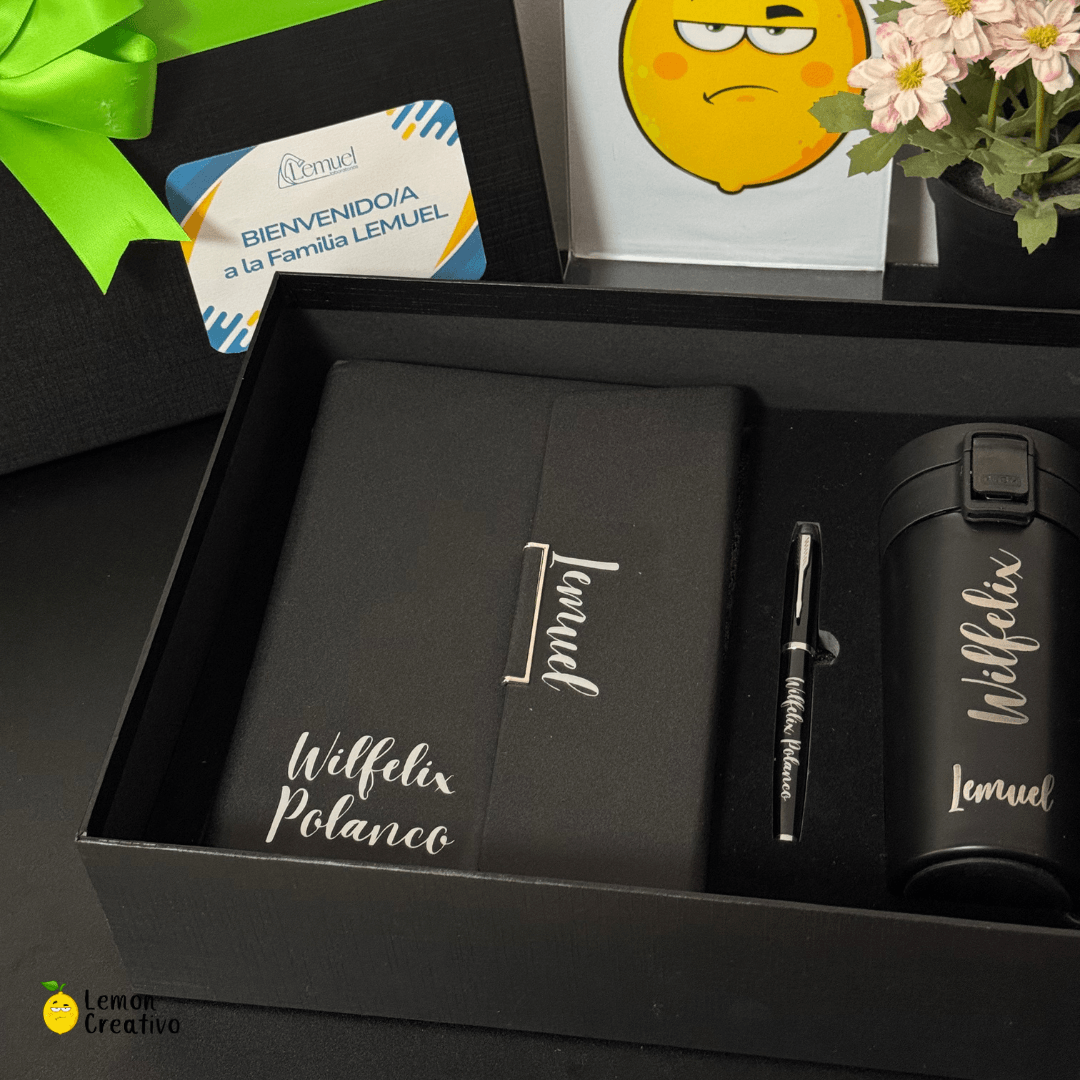 Set Ejecutivo de Bienvenida - Elegancia para Nuevos Talentos - Lemon Creativo