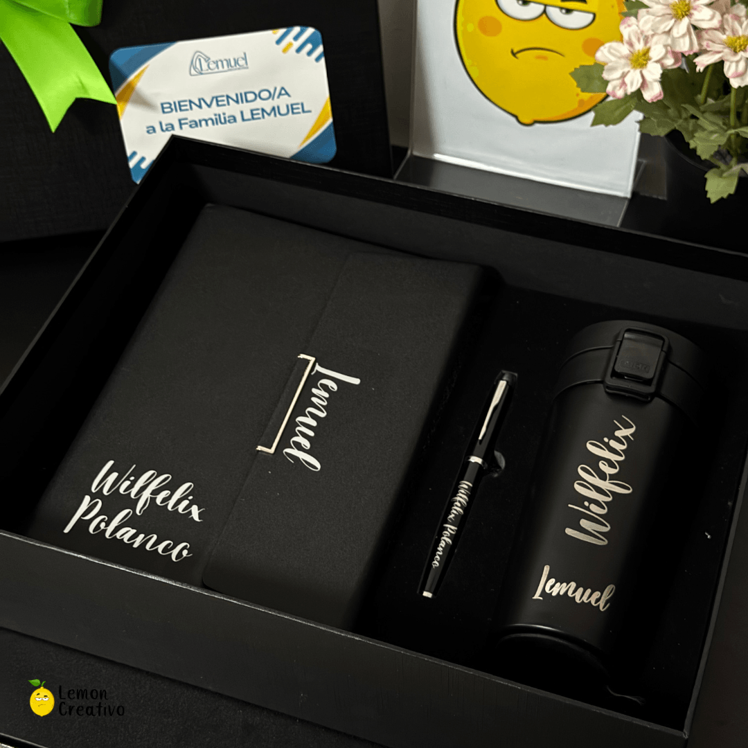 Set Ejecutivo de Bienvenida - Elegancia para Nuevos Talentos - Lemon Creativo