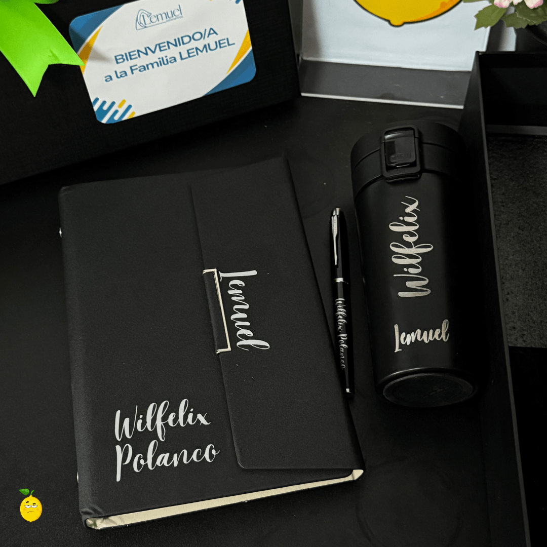 Set Ejecutivo de Bienvenida - Elegancia para Nuevos Talentos - Lemon Creativo