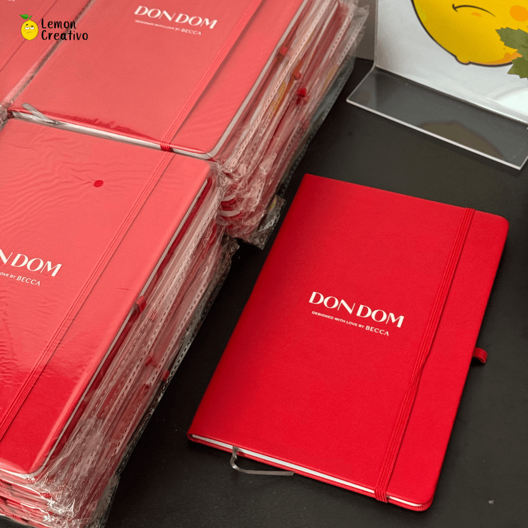 Libreta PU A5 Personalizada con Logo - Lemon Creativo