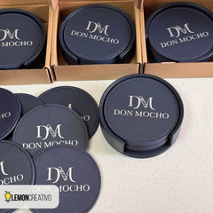 Posavasos de Leather Personalizado – Protección y Estilo para tu Marca
