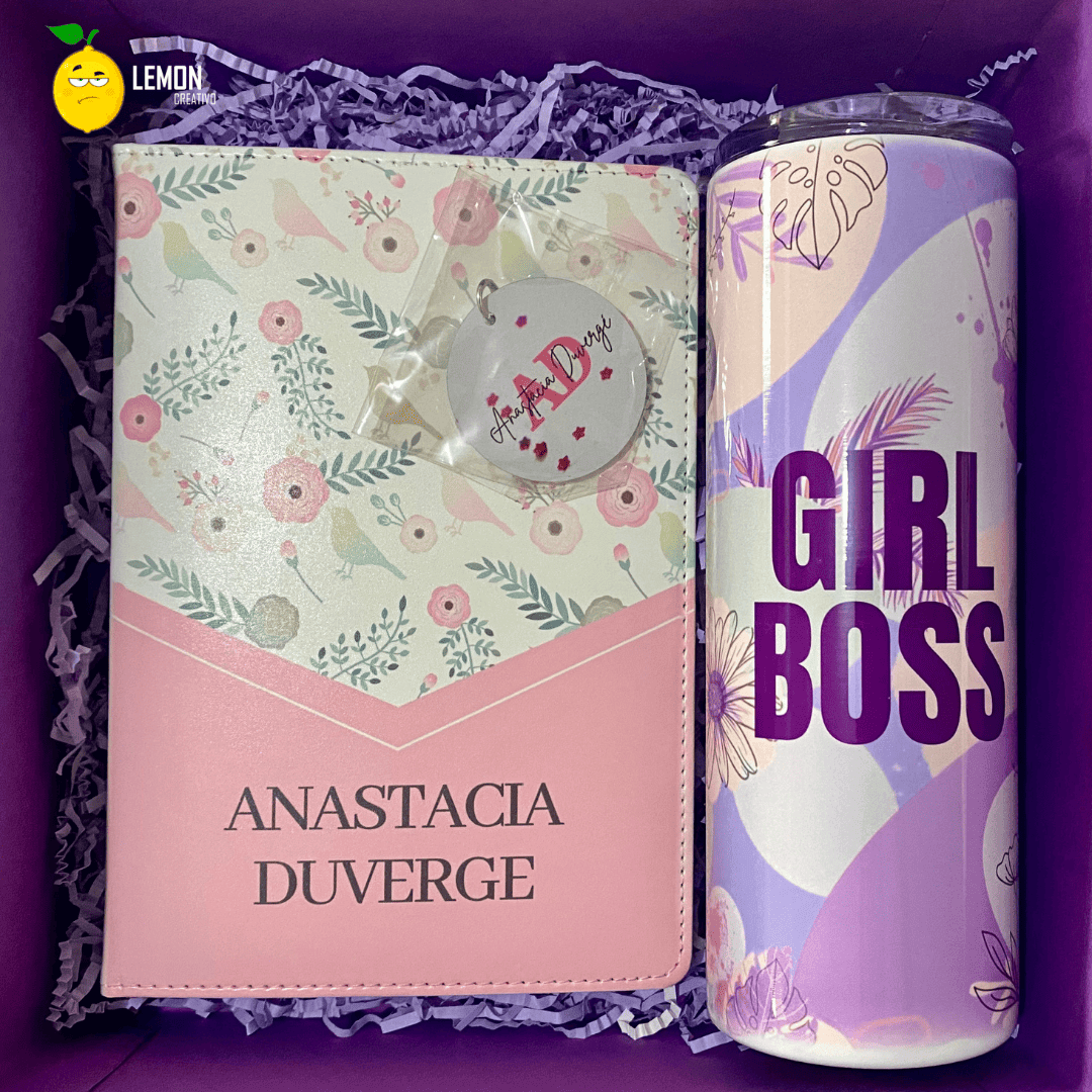 Box Gift | Agenda, Llavero y Termo - Lemon Creativo