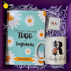 Box Gift | Libreta, Taza y Llavero - Lemon Creativo