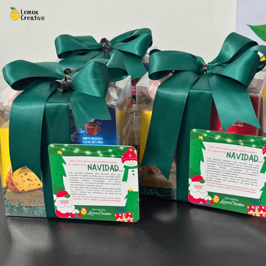 Set de regalo: "Una dulce pausa para celebrar juntos la magia de la Navidad" - Lemon Creativo