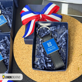 Set de Regalo Corporativo con Llavero Personalizado - Lemon Creativo
