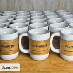 Colored Interior Mugs - 11 oz