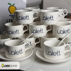 Taza, Plato y Cucharilla 5 Oz