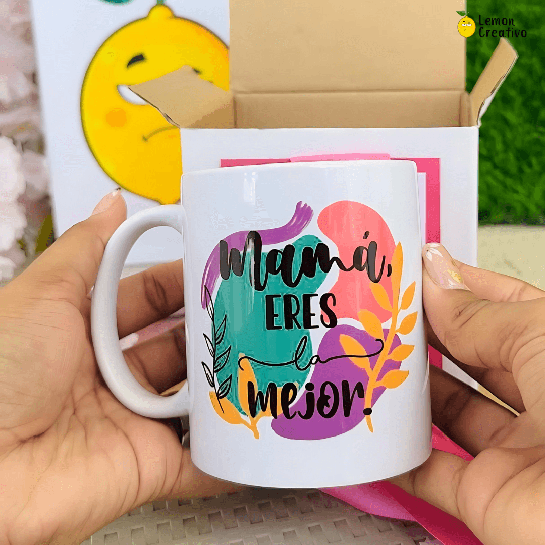 Set de Regalo: Taza Día de Las Madres - Lemon Creativo