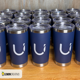 Vaso Térmico con Borde Plateado Personalizado