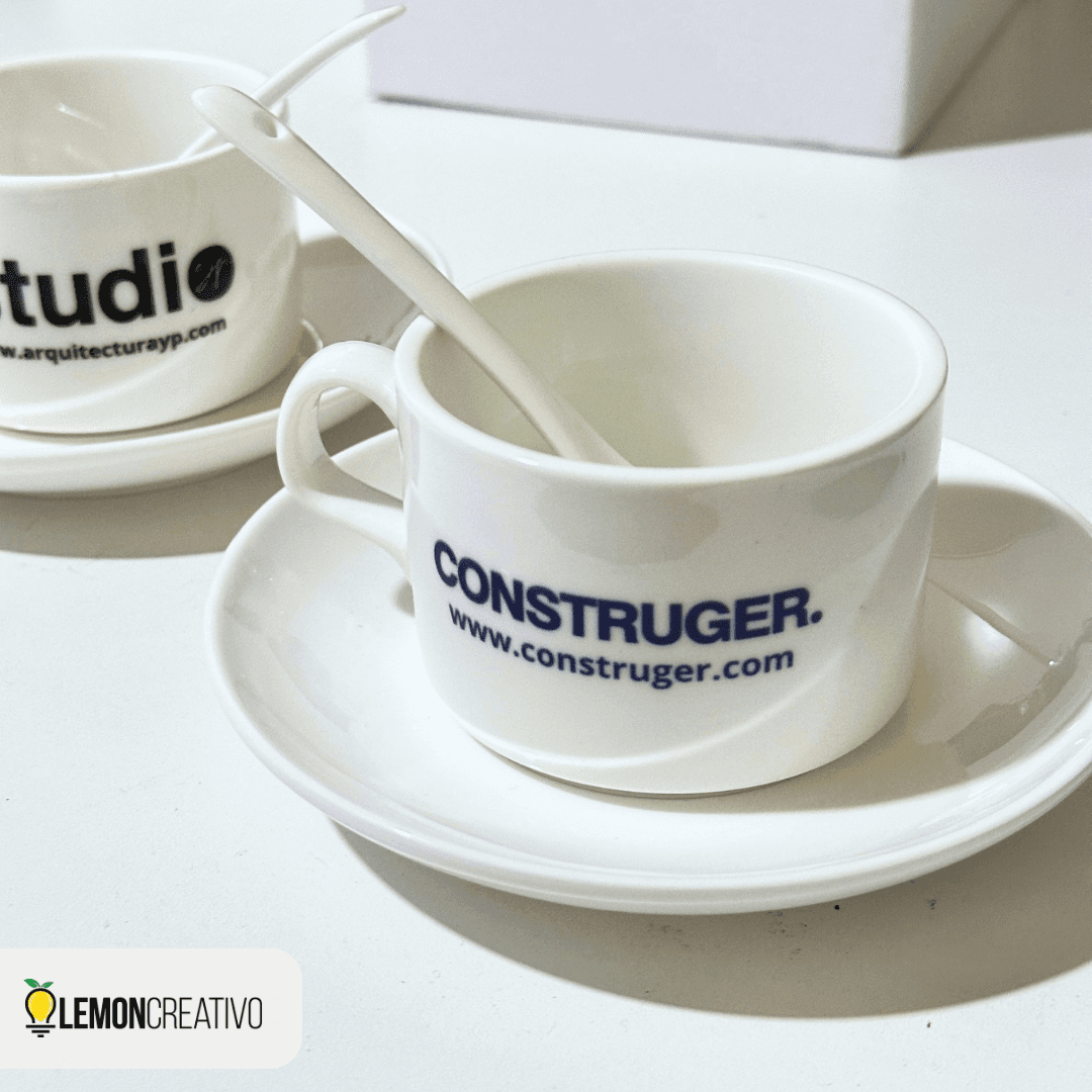 Taza, Plato y Cucharilla 5 Oz