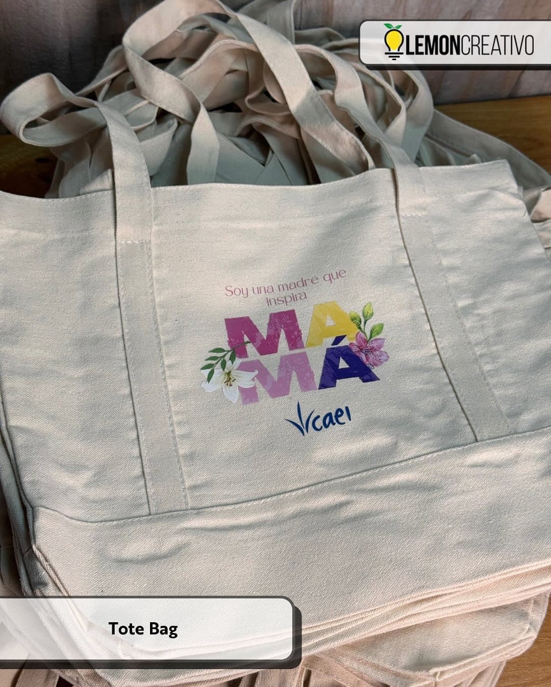 Tote bags del Día de las Madres para CAEI y La Finca (2)