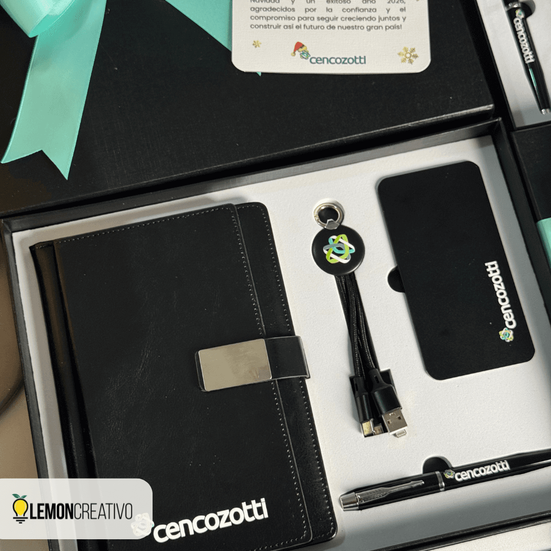 Corporate gift box presentation for a business quote request