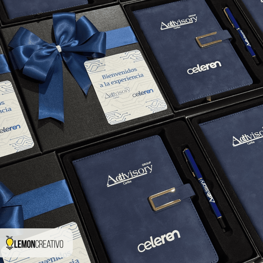 Gift Box | Agenda y Lapicero Kits empresariales personalizado con logo