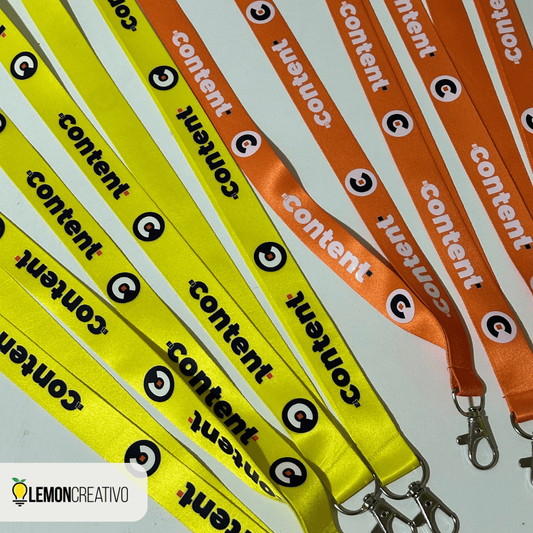 Lanyard Corporativo con Clip de Cuello Premium