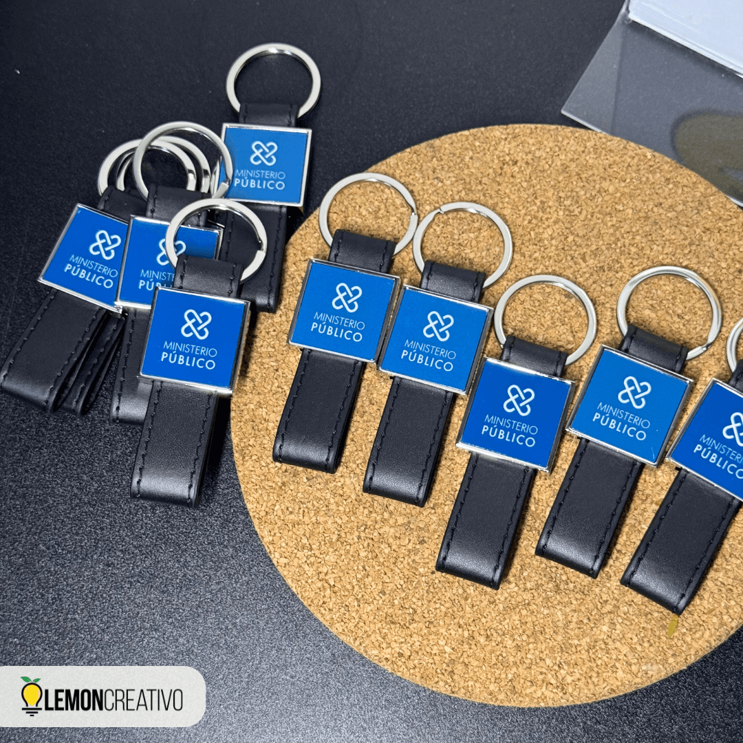 Llavero de Piel Sintética PU Personalizado - Lemon Creativo