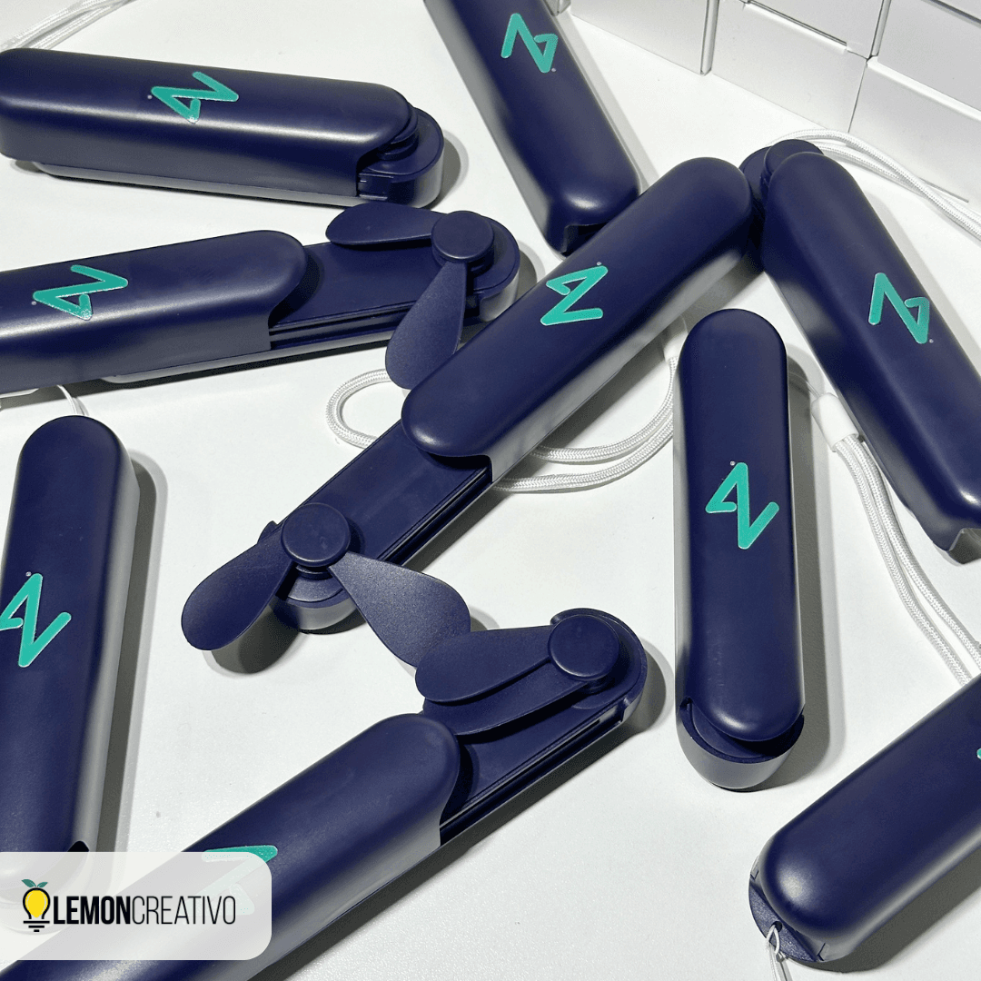 Mini Abanico Recargable Personalizado – Frescura Corporativa