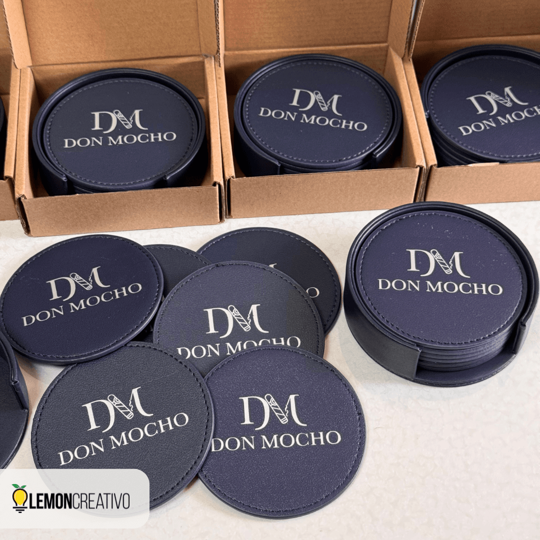 POSAVASOS LEATHER