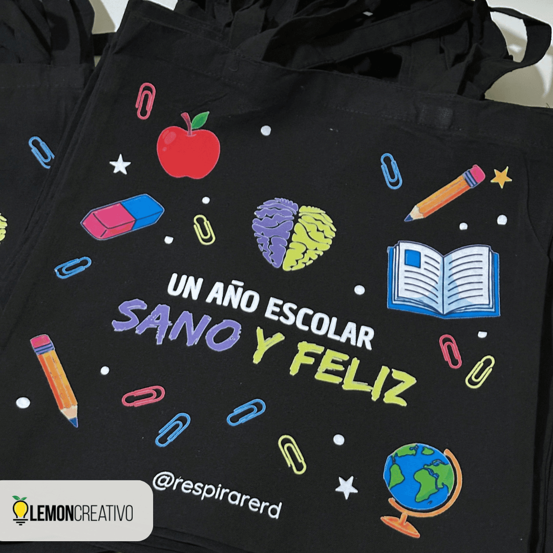 Tote Bag de Canvas 16x15” Personalizada Full Color
